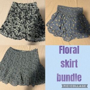 Skirt and skorts floral bundle